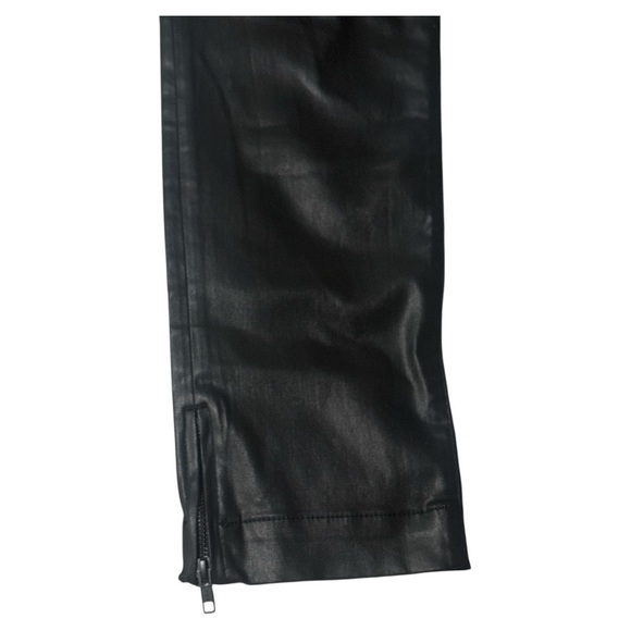 Kut from the Faux Leather Black  Straight Leg Jeans - Picture 8 of 11